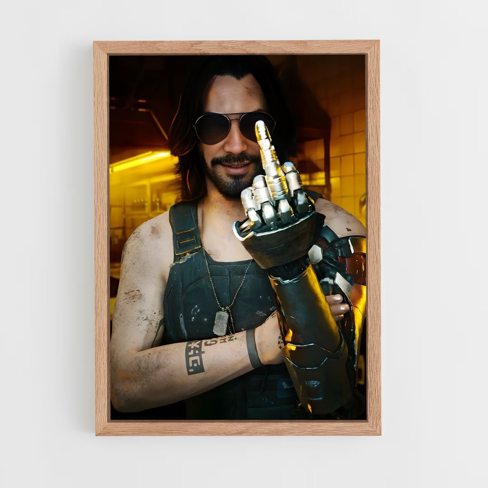 Poster Cyberpunk Rebel (vue 4)